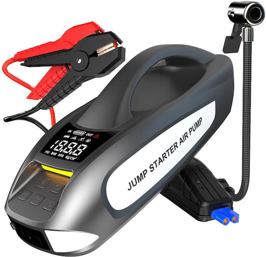 Starter Portabil Baterie Automobil și Motocicletă 27000mAh cu Bancă de Alimentare USB Pompă Obiectiv 12V