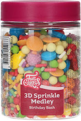 Fun Cakes Διακοσμητικά Κας Κας Μωβ 70gr 01089