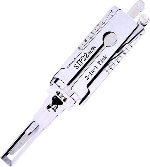 Lishi Original Sip22 Instrument Auto Decoder 2-în-1 Chei Fiat 500 Alfa Romeo Iveco Jeep Dodge Uși Portbagaj