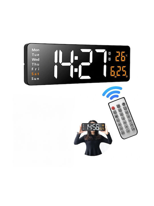 Ceas Digital de Masă cu Alarmă Negru ZD1DS63QWS626