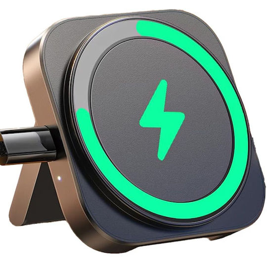 Lisen Kabelloses Ladegerät (Qi Pad) 15W Schwarzs