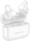 Borofone BW95 Cancion Open Ear Bluetooth Handsfree Ακουστικά με Θήκη Φόρτισης Λευκά