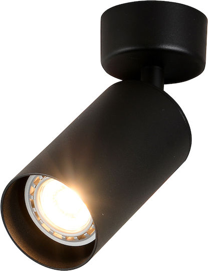 Metanor Single Spot with Socket GU10 in Black Color