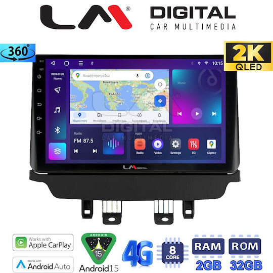 LM Digital Ηχοσύστημα Αυτοκινήτου για Mazda CX-3 2014 2021 (Bluetooth/USB/WiFi/GPS/Apple-Carplay/Android-Auto)
