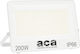 Aca Waterproof LED Flood Light 200W Cold White 6500K IP66