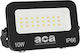 Aca Proiector LED Etanș 10W Alb Cald 3000K IP66