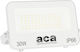 Aca Waterproof LED Flood Light 30W Warm to Cool White IP66