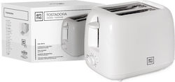 Emma Φρυγανιέρα 2 Θέσεων 750W Λευκή