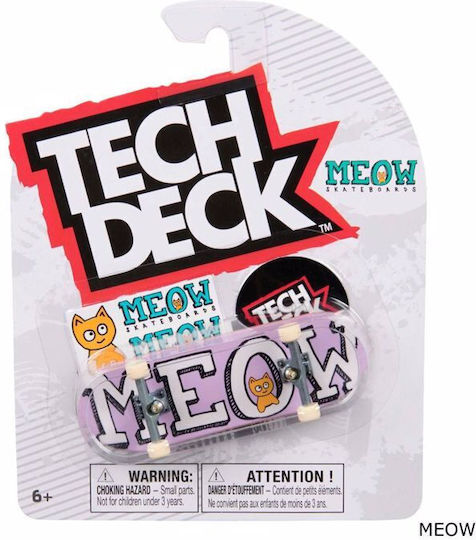 Spin Master Miniature Toy Skateboard Meow TechDeck for 6+ years old Years Old