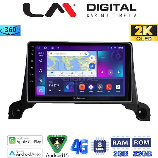 LM Digital Ηχοσύστημα Αυτοκινήτου για Peugeot 3008 / 5008 2016+ (Bluetooth/USB/WiFi/GPS/Apple-Carplay/Android-Auto)