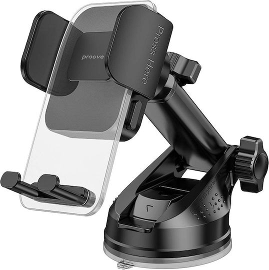 Proove Car Mobile Mount 4.7" - 6.9" with Adjustable Hooks Black