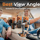Lisen Car Mobile Mount with Adjustable Hooks Black
