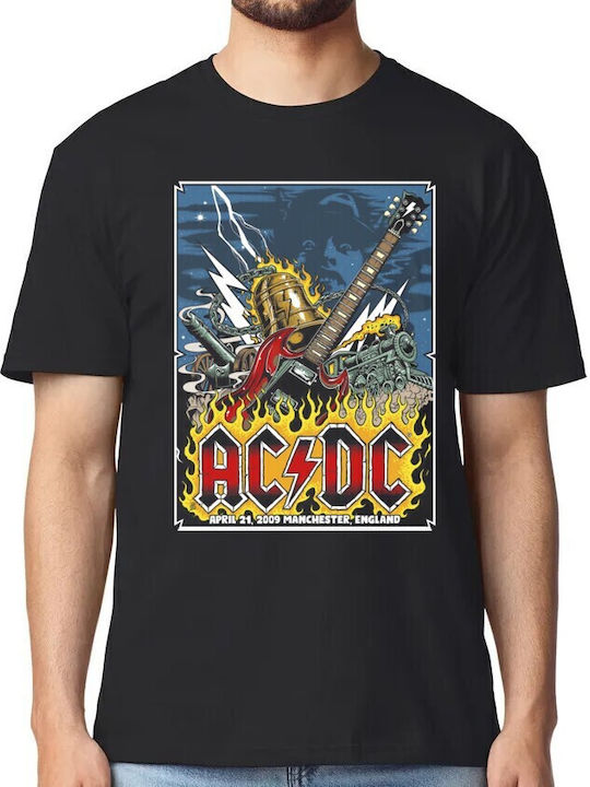 T-Shirt ACDC 13 Rock Avenue Schwarz