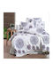 Pucioasa Set Cearșafuri 240x270cm. Purple Dandelion 4buc