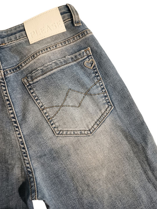 Please Kids' Denim Pants Blue