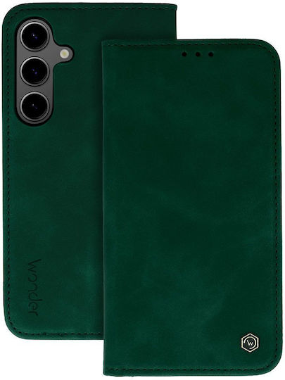 Wonder Book Piele artificială / Silicon Verde (Xiaomi 17 Pro Max)