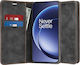 Techsuit Confy Cover Buch Synthetisches Leder Schwarz (OnePlus 15R)