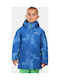 Waterproof Kids' Casual Jacket Windproof with Hood Dark Blue