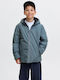 Stormy Weather Kids Casual Long Double Sided Hooded Jacket