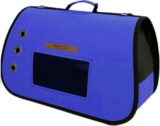 Woofmoda No2 Waterproof Dog and Cat Carrying Bag Blue M40xP25xH17cm