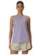 Functional Women's Blouse Sleeveless Purple