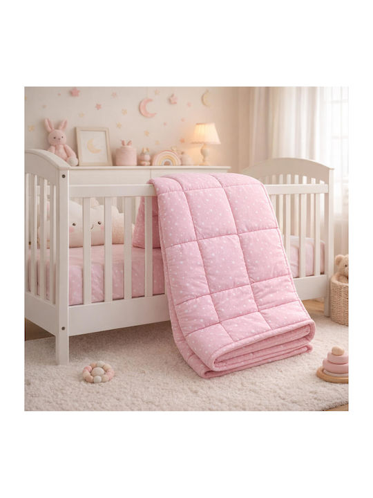 Astron Italy Paradise Pink Kinderbettdecke Für Krippe Rosa 110x140cm