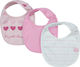 Little Hugs Fabric Bandana Pink 3 Pieces