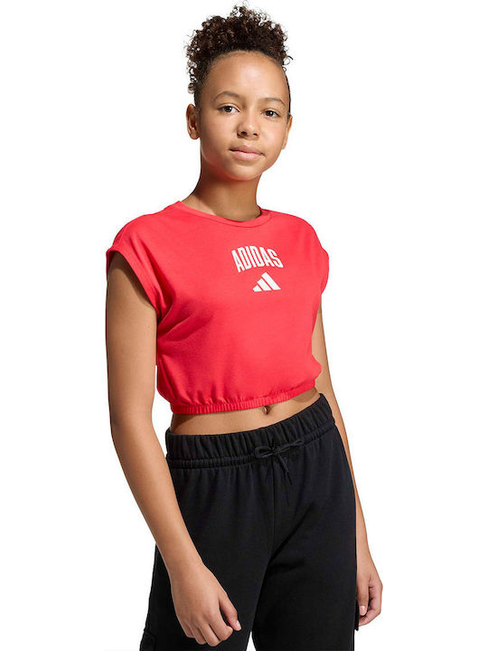 adidas Crop Top Κόκκινο