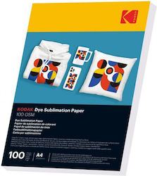 Sublimation Paper A4 Size 100g/m² Top 100 Sheets Kodak