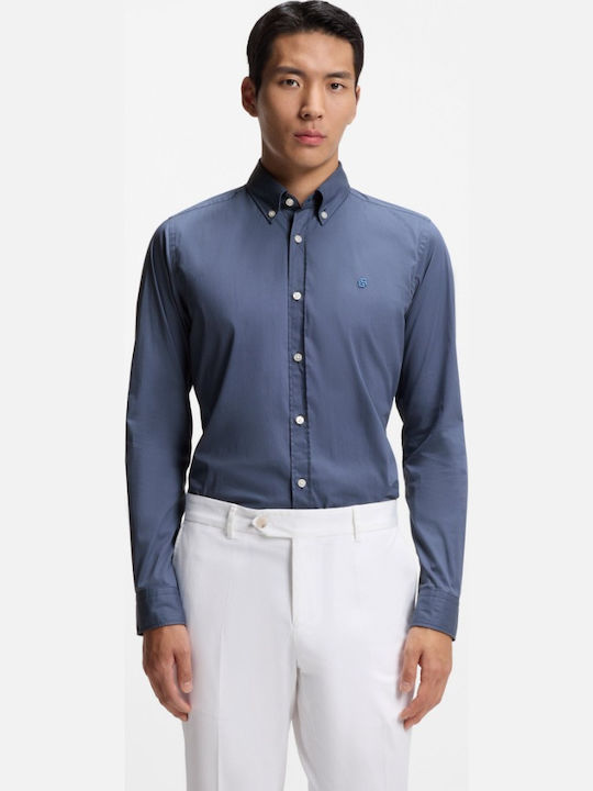 Boss Long-sleeved Shirt Blue