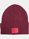 Xaff 6 Beanie Beanie Knitted in Burgundy color