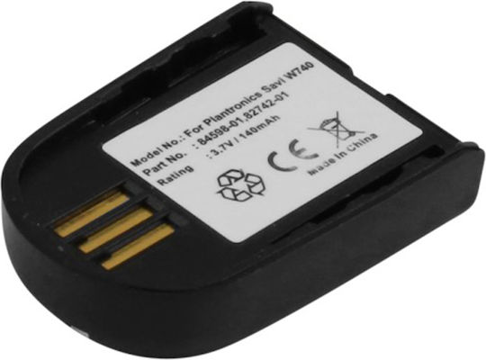 Baterie Avizar Pentru Căști Plantronics Savi W740 Li-polimer 3.7v 140mah 0.5wh Neagră
