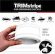 Ταινία 4r Trimstripe 3 Γραμμές Άσπρο 50mm X 10m