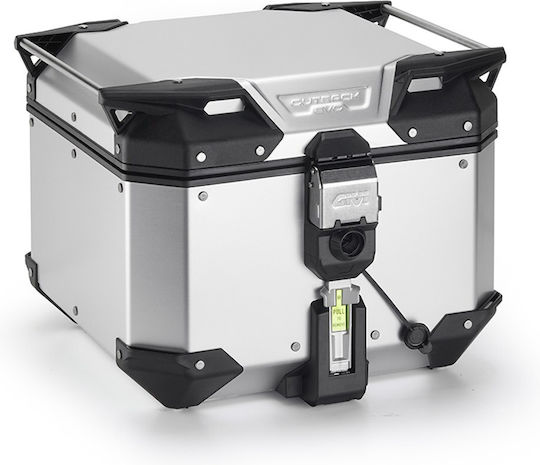 Givi Trekker Outback Evo Smart Motorcycle Top Case Monokey Aluminum 42lt Black