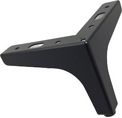 Finetto Metallic Furniture Leg for Couch Black Finetto Metallic Furniture Leg for Couch Black