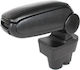 Car Leather Armrest for Peugeot 207 Volkswagen CC Black