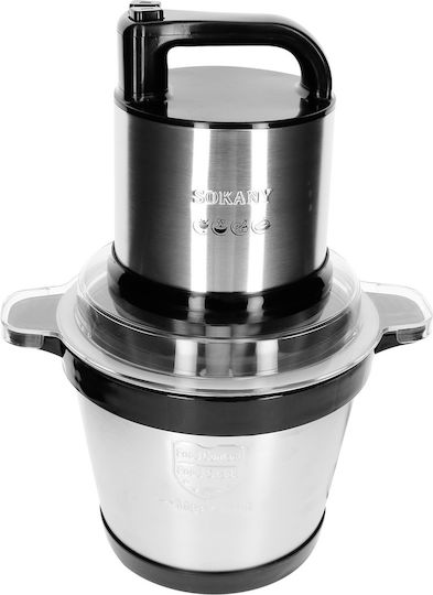 Sokany Electric Mincer 800w Multifunction 4l Silver