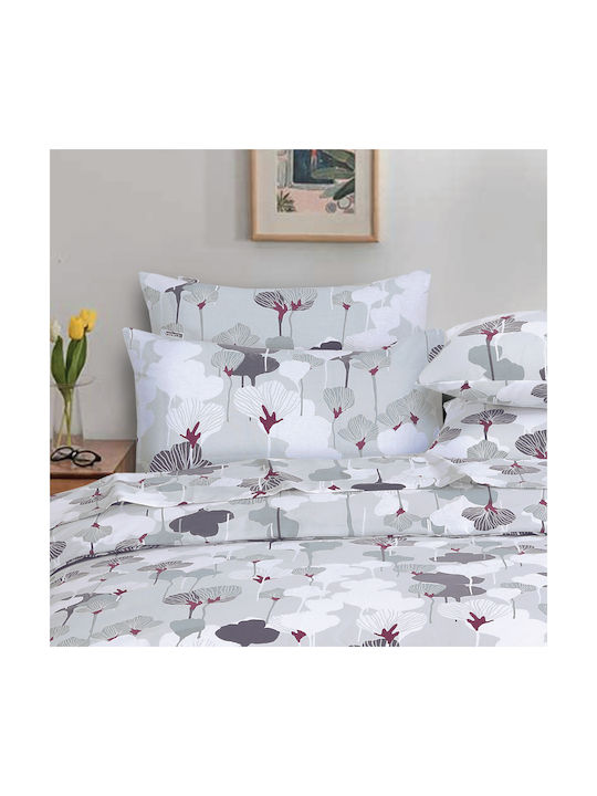 Casa Colori Pillowcase Set with Envelope Cover Floral 50x70cm.