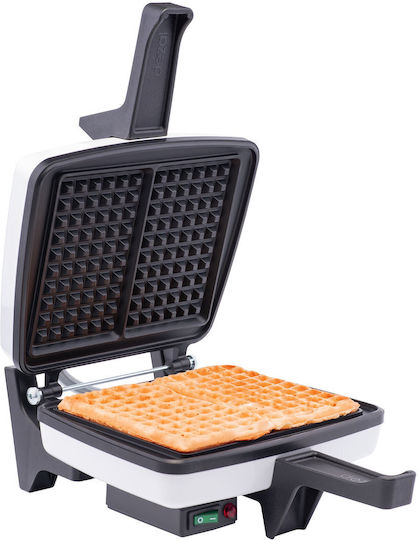 Dezal 301.4.1 N Waffeleisen für Rechteckige Waffeln 2 Leistung Positionen 1300W