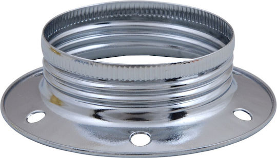 El327189 Nickel Plated E27 Washer for Vintage Spotlights Silver Pack of 10 Pieces