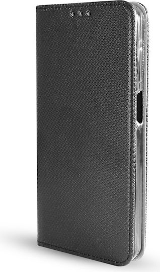 Pocket Buchen Sie Leder / Silikon Schwarz (Moto G42)