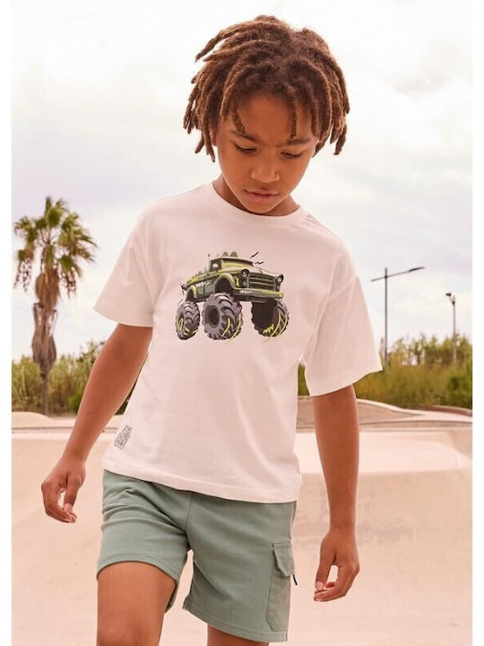 Kids' Shirt Short Sleeve Ecru