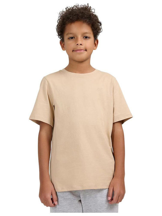 4F Kinder-T-Shirt Beige