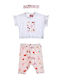 Kids' Set with Leggings Winter 2pcs White