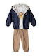 Kinder-Set mit Hose & Jacke Winter 3Stück Navy