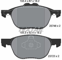 Textar 2574801 Brake Pad Set Disc Brake Textar 2574801 Brake Pad Set Disc Brake