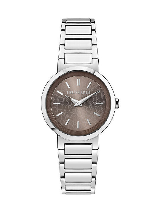 Trussardi T-bridge Womens Watch 32mm Battery with Silver Stainless Steel Bracelet