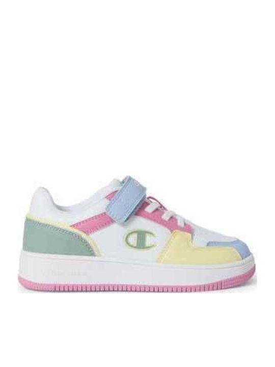Champion Παιδικά Sneakers με Σκρατς Λευκά