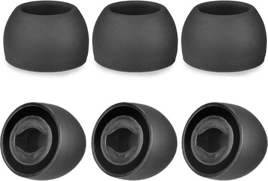 Silicone Ανταλλακτικά Earpads Samsung Galaxy Buds Pro Medium Black 6 Τεμάχια