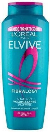 L'Oreal Paris Elvive Fibralogy Sampon Reconstrucție/Hrană și Volum pentru Păr Fin 300ml